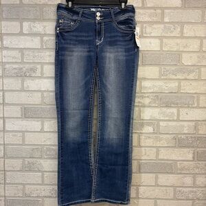 Wallflower Lucious Curvy Fit Bootcut Jeans Juniors Size 7 Short